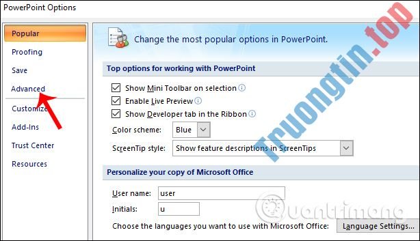 Cách&nbsp;chỉnh&nbsp;hình&nbsp;thu&nbsp;nhỏ&nbsp;slide&nbsp;trong&nbsp;PowerPoint