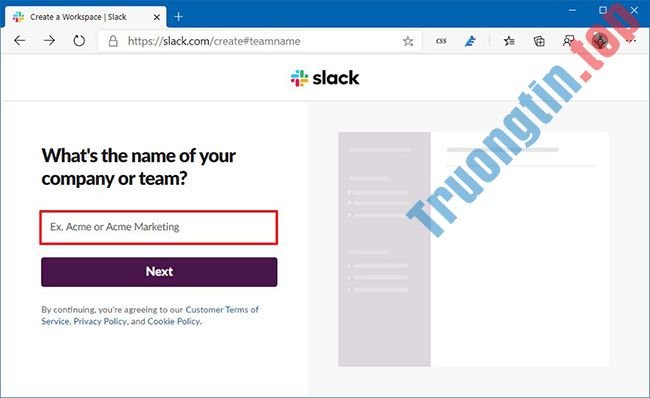 Cách&nbsp;thiết&nbsp;lập&nbsp;tài&nbsp;khoản&nbsp;Slack