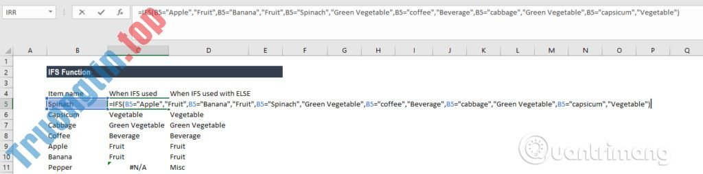 Hàm&nbsp;IFS&nbsp;trong&nbsp;Excel,&nbsp;cách&nbsp;sử&nbsp;dụng&nbsp;và&nbsp;ví&nbsp;dụ&nbsp;cụ&nbsp;thể