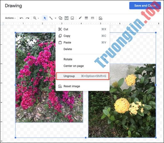 Cách&nbsp;nhóm&nbsp;hình&nbsp;ảnh&nbsp;trong&nbsp;Google&nbsp;Docs