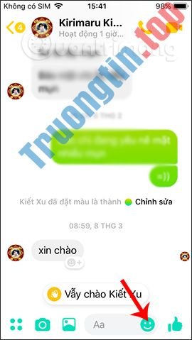Cách&nbsp;xóa&nbsp;sticker&nbsp;trên&nbsp;Facebook&nbsp;Messenger