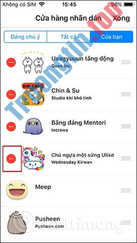 Cách&nbsp;xóa&nbsp;sticker&nbsp;trên&nbsp;Facebook&nbsp;Messenger