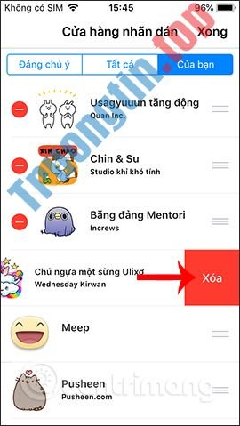 Cách&nbsp;xóa&nbsp;sticker&nbsp;trên&nbsp;Facebook&nbsp;Messenger