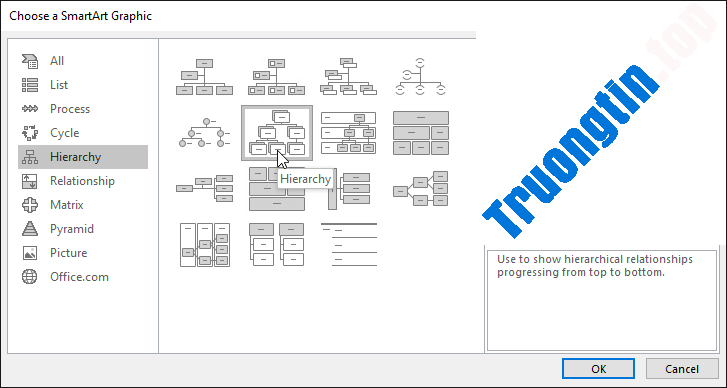 PowerPoint&nbsp;2019&nbsp;(Phần&nbsp;23):&nbsp;Đồ&nbsp;họa&nbsp;SmartArt