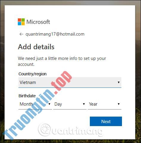 Cách&nbsp;đăng&nbsp;ký&nbsp;tài&nbsp;khoản&nbsp;Hotmail