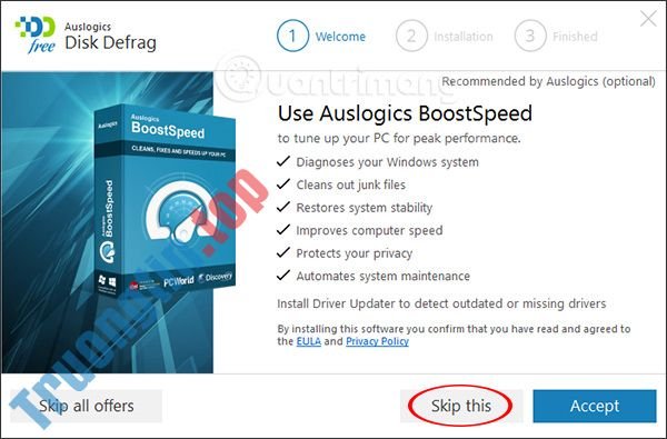 Cách&nbsp;dùng&nbsp;Auslogics&nbsp;Disk&nbsp;Defrag&nbsp;chống&nbsp;phân&nbsp;mảnh&nbsp;ổ&nbsp;cứng