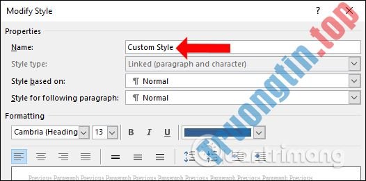Cách&nbsp;thay&nbsp;đổi&nbsp;kiểu&nbsp;Heading&nbsp;trên&nbsp;Word