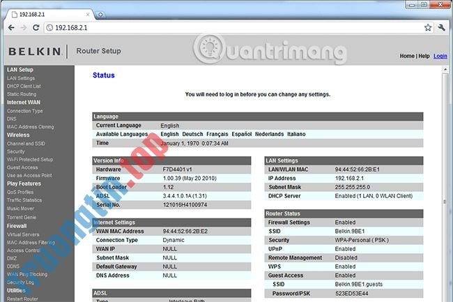 Cách&nbsp;tìm&nbsp;địa&nbsp;chỉ&nbsp;IP&nbsp;mặc&nbsp;định&nbsp;của&nbsp;router&nbsp;Belkin