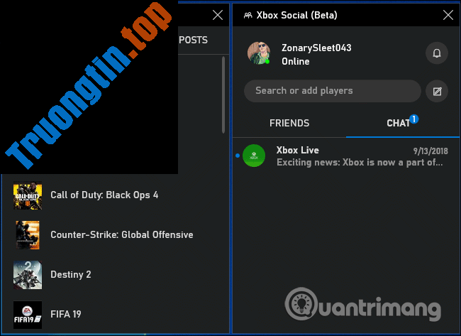 8&nbsp;tính&nbsp;năng&nbsp;tuyệt&nbsp;vời&nbsp;của&nbsp;Game&nbsp;Bar&nbsp;trong&nbsp;Windows&nbsp;10