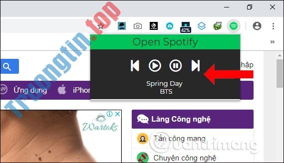 Cách&nbsp;điều&nbsp;khiển&nbsp;nhạc&nbsp;Spotify&nbsp;từ&nbsp;trang&nbsp;web&nbsp;bất&nbsp;kỳ