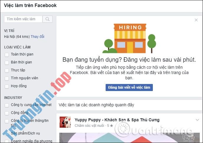 Cách&nbsp;tuyển&nbsp;dụng,&nbsp;tìm&nbsp;việc&nbsp;nhanh&nbsp;trên&nbsp;Facebook