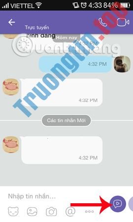 Hướng&nbsp;dẫn&nbsp;gửi&nbsp;tin&nbsp;nhắn&nbsp;video&nbsp;trên&nbsp;Viber