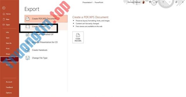 Cách&nbsp;biến&nbsp;trang&nbsp;trình&nbsp;chiếu&nbsp;PowerPoint&nbsp;thành&nbsp;video&nbsp;và&nbsp;thêm&nbsp;bản&nbsp;lồng&nbsp;tiếng