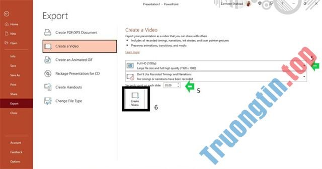 Cách&nbsp;biến&nbsp;trang&nbsp;trình&nbsp;chiếu&nbsp;PowerPoint&nbsp;thành&nbsp;video&nbsp;và&nbsp;thêm&nbsp;bản&nbsp;lồng&nbsp;tiếng