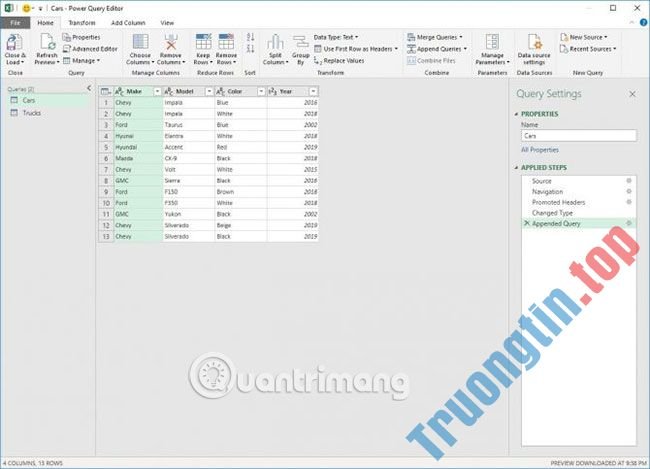Cách&nbsp;kết&nbsp;hợp&nbsp;nhiều&nbsp;bộ&nbsp;dữ&nbsp;liệu&nbsp;trong&nbsp;Microsoft&nbsp;Excel&nbsp;bằng&nbsp;Power&nbsp;Query