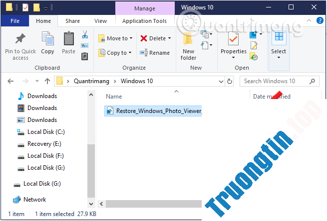 Lấy lại Windows Photo Viewer trên Windows 10 giúp xem ảnh nhanh hơn, Photos chậm quá! 1 Lấy lại Windows Photo Viewer trên Windows 10 giúp xem ảnh nhanh hơn, Photos chậm quá!