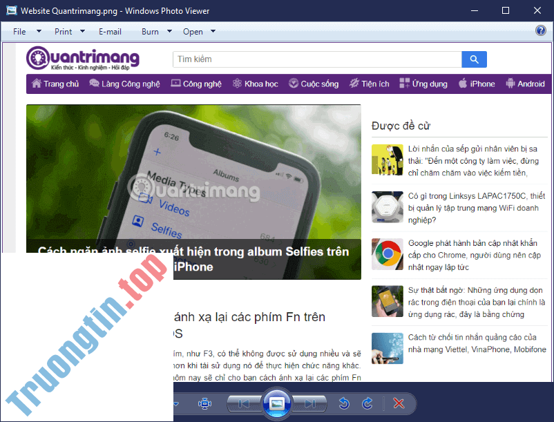 Lấy lại Windows Photo Viewer trên Windows 10 giúp xem ảnh nhanh hơn, Photos chậm quá! 3 Lấy lại Windows Photo Viewer trên Windows 10 giúp xem ảnh nhanh hơn, Photos chậm quá!