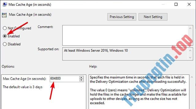 Cách&nbsp;tối&nbsp;ưu&nbsp;hóa&nbsp;bộ&nbsp;nhớ&nbsp;cache&nbsp;Delivery&nbsp;Optimization&nbsp;trong&nbsp;Windows&nbsp;10