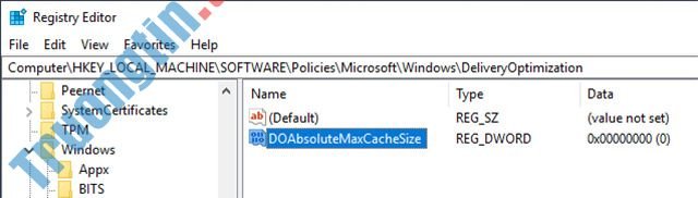 Cách&nbsp;tối&nbsp;ưu&nbsp;hóa&nbsp;bộ&nbsp;nhớ&nbsp;cache&nbsp;Delivery&nbsp;Optimization&nbsp;trong&nbsp;Windows&nbsp;10