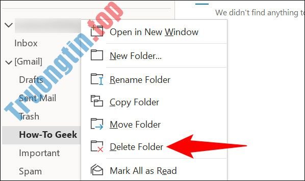 Cách&nbsp;xóa&nbsp;một&nbsp;thư&nbsp;mục&nbsp;trong&nbsp;Microsoft&nbsp;Outlook