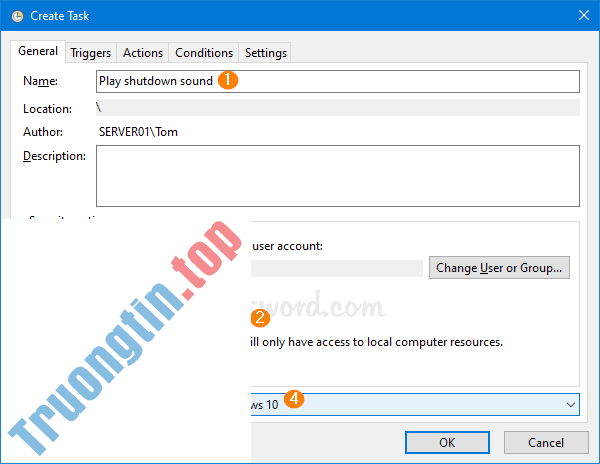 Cách bật âm báo tắt máy Windows 10 2 Cách bật âm báo tắt máy Windows 10