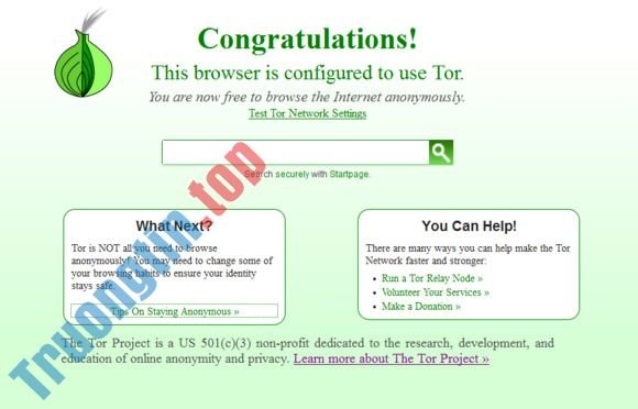 Cách sử dụng Tor Browser để lướt web ẩn danh