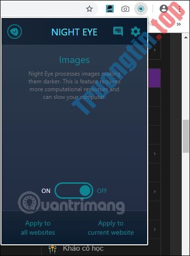 Cách&nbsp;dùng&nbsp;Night&nbsp;Eye&nbsp;lướt&nbsp;web&nbsp;giao&nbsp;diện&nbsp;nền&nbsp;tối