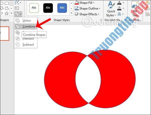 Cách&nbsp;gộp&nbsp;các&nbsp;hình&nbsp;khối&nbsp;trong&nbsp;PowerPoint