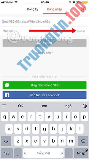 Cách&nbsp;lấy&nbsp;lại&nbsp;mật&nbsp;khẩu&nbsp;Shopee