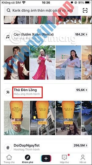 Cách&nbsp;quay&nbsp;video&nbsp;thả&nbsp;đèn&nbsp;lồng&nbsp;trên&nbsp;TikTok