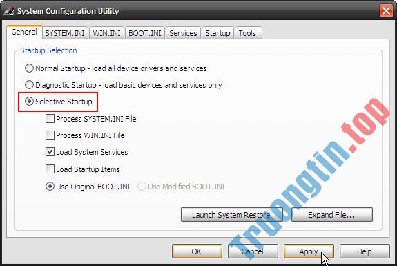 Khắc&nbsp;phục&nbsp;sự&nbsp;cố&nbsp;Windows&nbsp;với&nbsp;MSconfig