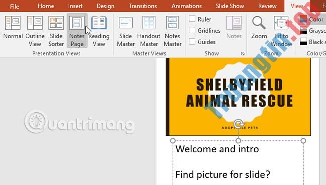 Quản&nbsp;lý&nbsp;các&nbsp;slide&nbsp;trong&nbsp;PowerPoint&nbsp;2016