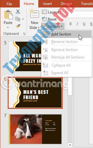 Quản&nbsp;lý&nbsp;các&nbsp;slide&nbsp;trong&nbsp;PowerPoint&nbsp;2016