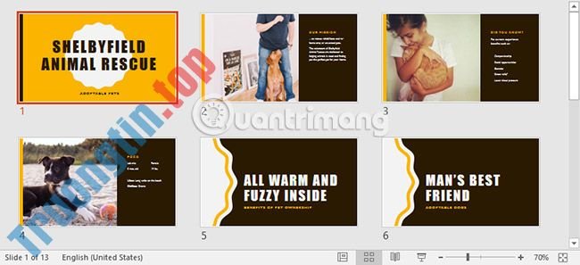 Quản&nbsp;lý&nbsp;các&nbsp;slide&nbsp;trong&nbsp;PowerPoint&nbsp;2016