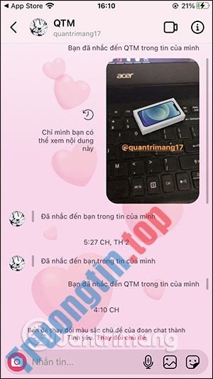 Cách&nbsp;đổi&nbsp;giao&nbsp;diện&nbsp;nhắn&nbsp;tin&nbsp;trên&nbsp;Instagram