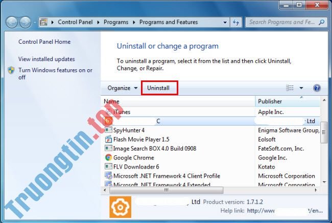 Cách gỡ cài đặt LinkiDoo 1 Cách gỡ cài đặt LinkiDoo