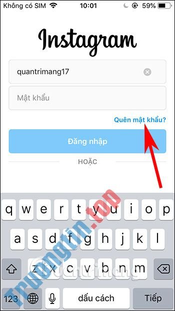 Cách&nbsp;lấy&nbsp;lại&nbsp;mật&nbsp;khẩu&nbsp;Instagram