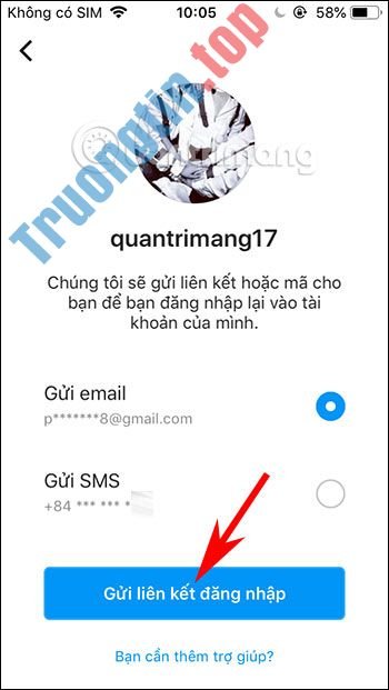Cách&nbsp;lấy&nbsp;lại&nbsp;mật&nbsp;khẩu&nbsp;Instagram