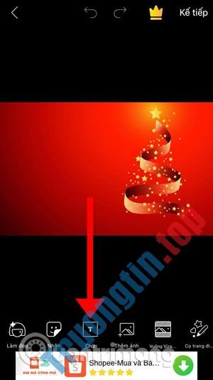 Cách&nbsp;tạo&nbsp;thiệp&nbsp;giáng&nbsp;sinh&nbsp;trên&nbsp;Smartphone