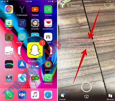 Cách&nbsp;tắt&nbsp;chia&nbsp;sẻ&nbsp;vị&nbsp;trí&nbsp;trong&nbsp;Snapchat&nbsp;trên&nbsp;iPhone&nbsp;và&nbsp;Android