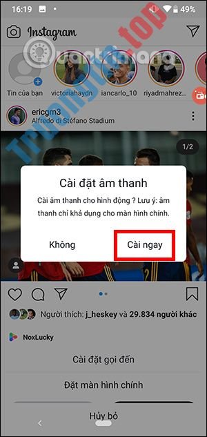 Cách&nbsp;cài&nbsp;video&nbsp;Instagram&nbsp;làm&nbsp;hình&nbsp;nền&nbsp;điện&nbsp;thoại