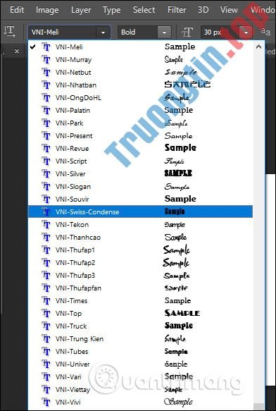 Cách&nbsp;gõ&nbsp;tiếng&nbsp;Việt&nbsp;trong&nbsp;Photoshop