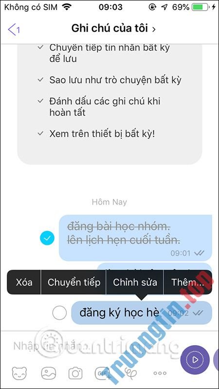 Cách&nbsp;tạo&nbsp;ghi&nbsp;chú&nbsp;trong&nbsp;Viber