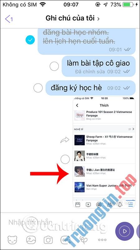 Cách&nbsp;tạo&nbsp;ghi&nbsp;chú&nbsp;trong&nbsp;Viber