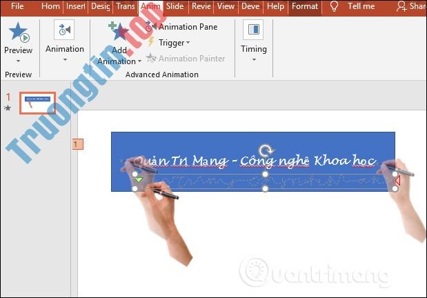 Cách&nbsp;tạo&nbsp;hiệu&nbsp;ứng&nbsp;chữ&nbsp;handwritting&nbsp;PowerPoint