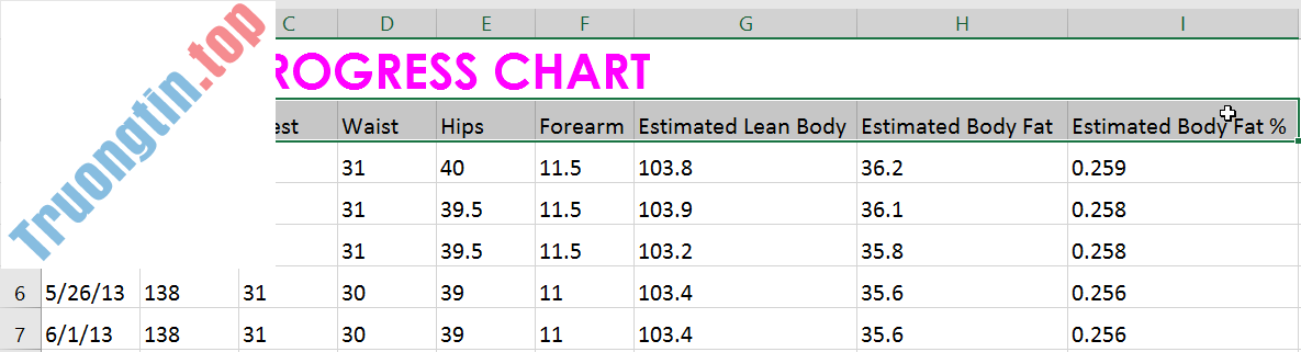 Excel&nbsp;2019&nbsp;(Phần&nbsp;6):&nbsp;Định&nbsp;dạng&nbsp;cell