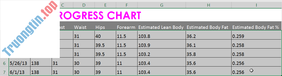 Excel&nbsp;2019&nbsp;(Phần&nbsp;6):&nbsp;Định&nbsp;dạng&nbsp;cell