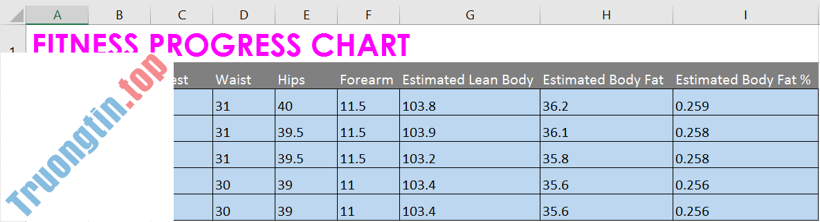 Excel&nbsp;2019&nbsp;(Phần&nbsp;6):&nbsp;Định&nbsp;dạng&nbsp;cell