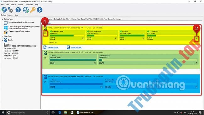 Cách&nbsp;tạo&nbsp;và&nbsp;khôi&nbsp;phục&nbsp;System&nbsp;Image&nbsp;Backup&nbsp;với&nbsp;Macrium&nbsp;Reflect