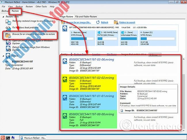 Cách&nbsp;tạo&nbsp;và&nbsp;khôi&nbsp;phục&nbsp;System&nbsp;Image&nbsp;Backup&nbsp;với&nbsp;Macrium&nbsp;Reflect